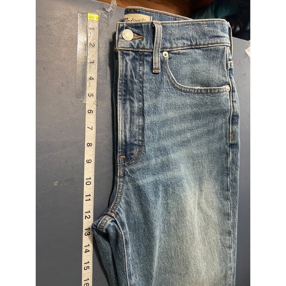 Madewell The Perfect Vintage Jean Womens High-Rise Straight-Leg Denim Jean 28 - Picture 3 of 12